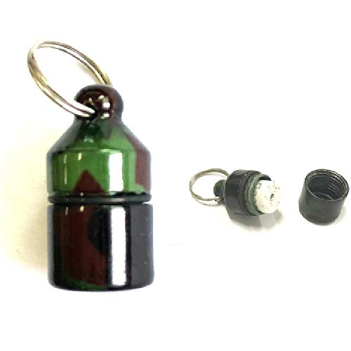 AllCachedUp Camo Nano Bison Tube Geocache Container Water Tear & Grease Proof Log