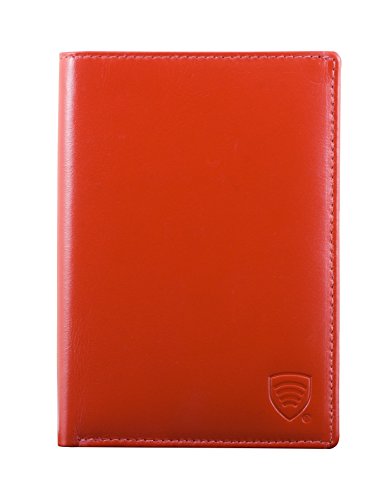 Portefeuille bloqueur RFID rouge pour sécuriser vos cartes de crédit