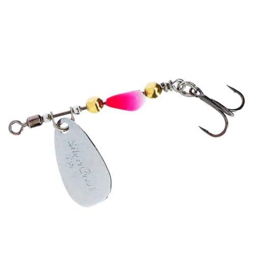 ダイワ(DAIWA) トラウト シルバークリーク スピナー 6.0g 白桃 ルアー 1枚目