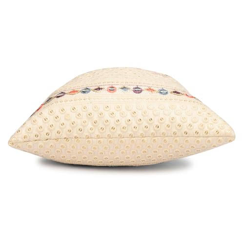 Image of LONGING TO BUY Indian Embroidered Pearl Potli Bag For Women, Sequence Design with Tassel, Wedding Potli Bags
