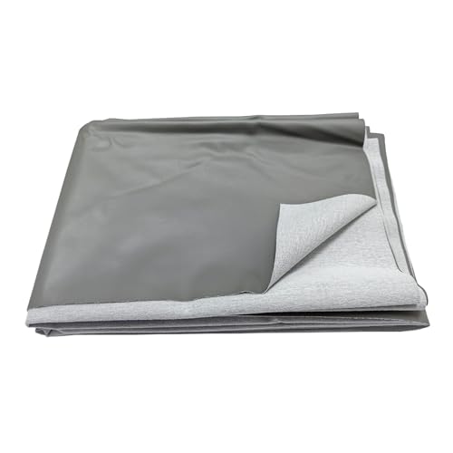 Henaco 防水シーツ フラットシーツ ソファーカバー ローションマット PU 防水防油 ベッドシーツ 防塵カバー ペット敷地 おしっこ対策 ダークグレー 120cmx200cm