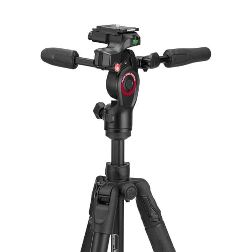 Manfrotto Befree GT PRO-Stativbeine, professionelles Reisestativ, Aluminium, Kamera- und Videostativ, Drehverschluss, kompakt und tragbar, für DSLR, spiegellose Kameras, Foto- und Videoköpfe