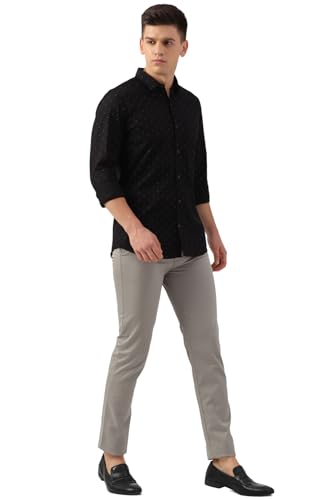 Image of Peter England Men's Cotton Slim Fit Shirt