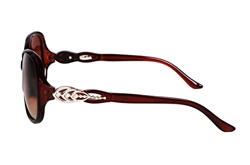 Image of Cat Eye Sunglasses for Girls and Women | 100% UV400 Protected Lightweight Eyewear | Stylish Polycarbonate Durable Frame, Medium