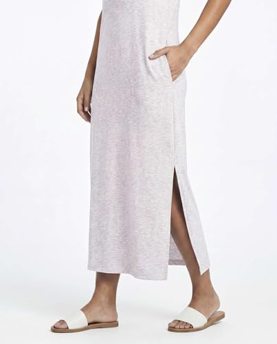 Image of Real Essentials 3 Pack Women's Casual Short Sleeve Maxi T-Shirt Dress with Slit (Available in Plus Size)