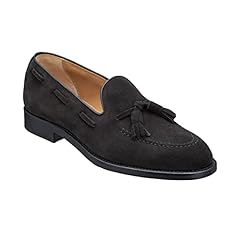 Tassel Loafer 12VR BF: Black Suede Tassel Loafer 12VR BF: Black Suede