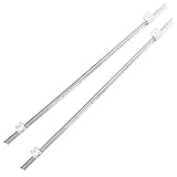 Linear Rails and Bearings Linear Rail 2 PCS SBR16-2000mm Linear Slide Rails and 4 PCS SBR16UU Carriage Bearing Blocks Linear Bearings and Rails for DIY CNC Routers Lathes Machine