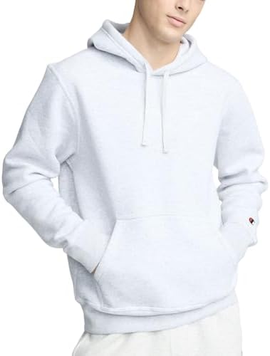 Champion Men's Pullover Fleece Hoodie, Standard Fit, Midweight, C Logo, Available in Regular and Big & Tall