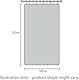 IGINOA Duschvorhang 180x200 Transparent Durchsichtig Weiß Antischimmel Badevorhang Shower Curtains Anti Schimmel Wasserdicht mit ösen Magnet Schimmelresistent Badewanne Vorhang Bathroom Curtain