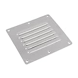 YYian Entlüfter & Deckplatten Marine Boot Edelstahl Air Vent Louver Grill-Abdeckung Belüftung