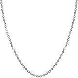 [新宿銀の蔵] チタン あずきチェーン 幅約3.0mm 長さ40～60cm (70cm) チェーン ネックレス メンズ レディース シンプル チェーンのみ