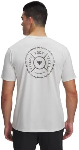 Under Armour Men's Project Rock Wire Short Sleeve T Shirt image 5