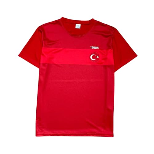 T-shirt de sport et de football unisexe en tissu respirant pour entraînement