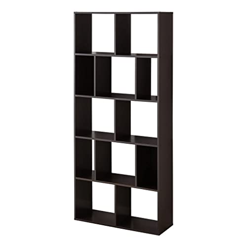 Sbdfk 12-Cube Shelf Bookcase Espresso #TOP20