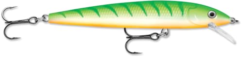 Rapala Husky Jerk Jerkbait – Suspending Hard Bait – 2-1/2", Green Tiger UV