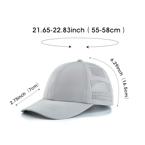 Image of HH HOFNEN Women Quick Drying Baseball Cap Sun Hat Unstructured Golf Hat