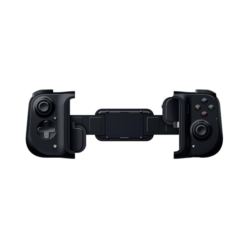Razer Kishi per Android - Controller Di Gioco Per Smartphone, Connessione USB-C, Design Ergonomico, Adattamento Individuale per Telefoni Cellulari, Stick Analogico, Latenza Bassa- Nero - Immagine 1