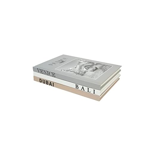 Set of 3 Decorative Books for Home Decor - Coffee Table Decoration Books - Best Display Books - Book Decorations - Modern Hardcover Matte Book Stack - Fashion Designer Book Set -