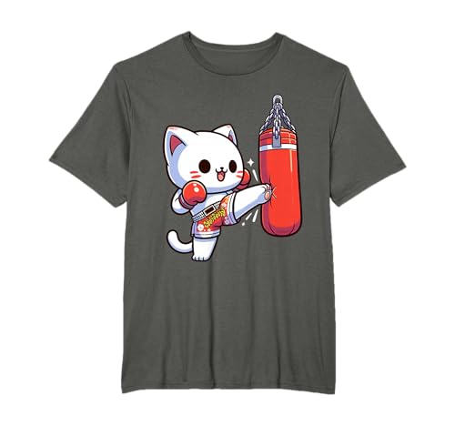 Muay Thai Cat | Thai Boxing per bambini, Muay Thai & Kickboxing Maglietta