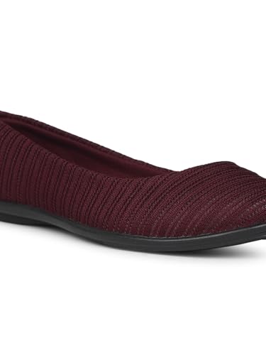 Image of Bata Sandra Women's Red Ballerina - 5 UK (5515941)