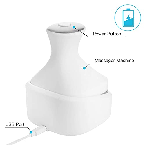 Tenswa Electric Scalp Massager Portable Head Massager Handheld With Kneading 112 Massage Nodes, Head Scratcher Massager For Full Body Massage, Hair Growth And Stress Relax #TOP6