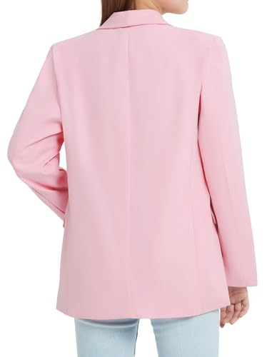 EXARUS Girls Blazer Blazers Suit Jacket Long Sleeve Shawl Collar Formal Open Front Inner Pocket for Kids2