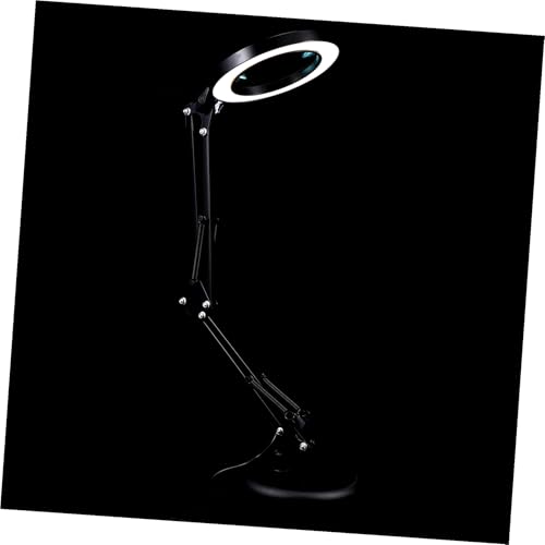 LIFKOME Lámpara de Manicura LED 8X Luz de Escritorio Portátil para Tatuajes Costura Lectura Fabricación de Joyas Protección Visual Abs