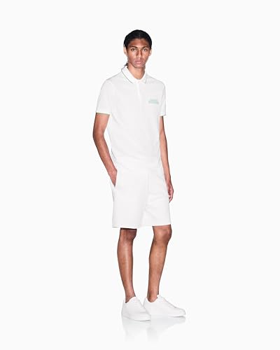 Polo para hombre Armani Exchange con logo elevado en 3D miniatura 5