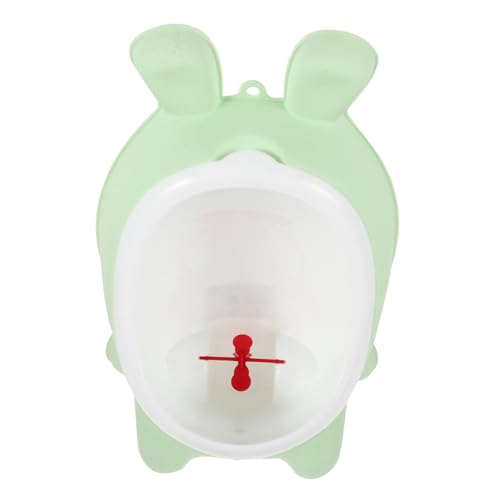 SEWACC 少年便器 トイレシート トイレトレーニングシート カエルのトイレトレーニング便器 キッズ幼児 尿 便座 プラスチック小便器 男の子のトレーニング便器 pp Light Green