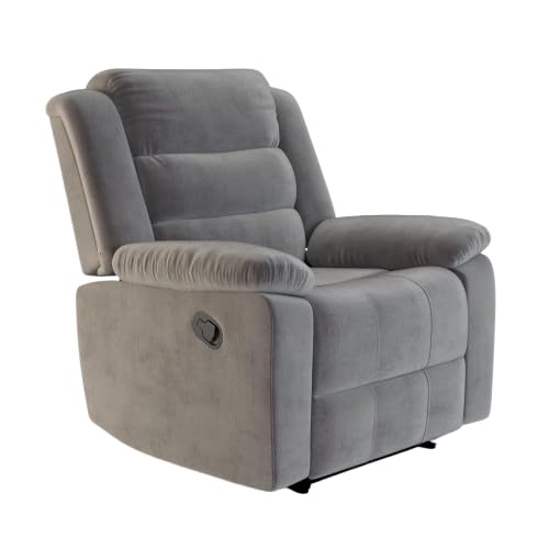 Image of Amey Kiara Recliner Sofa 1 Seater 1R Manual Grey