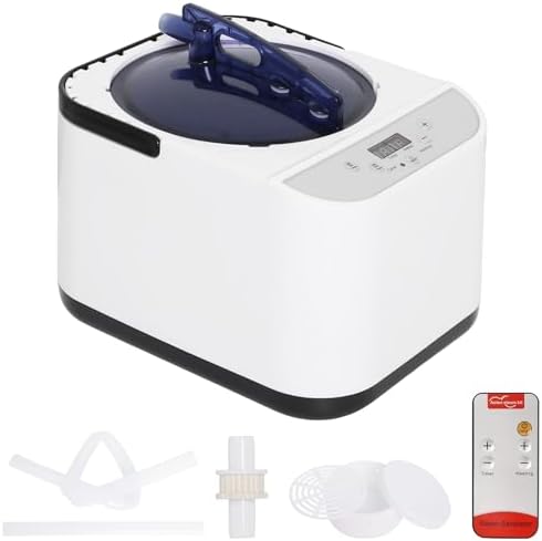 Dpwrrot Sauna Steamer Machine, 4 Liter 1500W Steam Generator for Sauna, Sauna Steamer Pot with Remote Control for Home SPA Shower Body Relaxation Body Detox, Adjustable Steam Settings