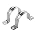 Produktbild MagiDeal Rohrklemme - 2 Stück Edelstahl U-Form Rohrschelle, Halbschale für Rohrhalterung Rohrbefestigung Rohrclip, verschiedene Größe Auswählbar - 50mm