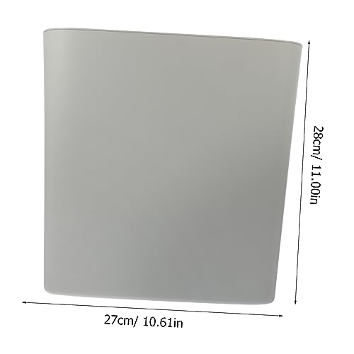 Caneca de basura de plástico rectangular para espacio estrecho miniatura 2