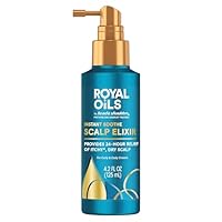 Head & Shoulders Royal Oils Scalp Elixir Treatment - Instant Soothe, Anti-Dandruff, Dry Scalp Relief & Hydration with Cooling Menthol & Peppermint Oil, 4.2 fl oz