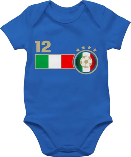 Baby Body Junge Mädchen - 2024 Fussball EM Fanartikel - 12. Mann Italien...