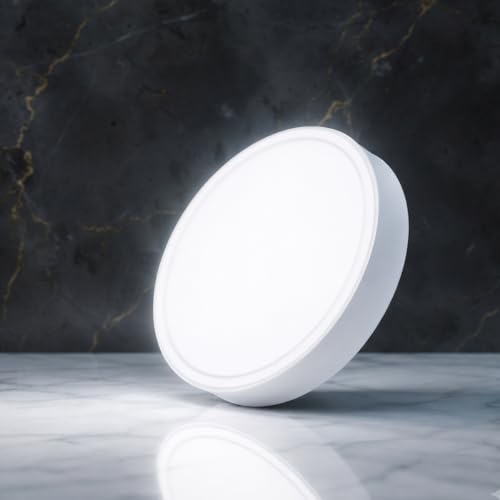 Image of Instapower Polycarbonate Surface Ceiling Light Ultra Slim Round LED Downlight 2-Year Warranty (Cool White-10W)