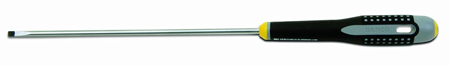 Bahco ERGO Slotted Screwdriver 3-Component Grip Burnished Tip