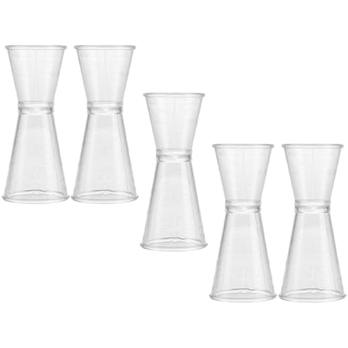 MOLUCKFU 20-40ml Scale Measuring Cup Double Head Jigger Precision Measuring Cups for Cocktails Bar Accessory