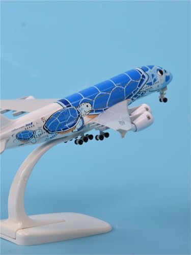 Modelo de avión Ana A380 Flying Turtle réplica compacta de 18 cm para vitrinas 4