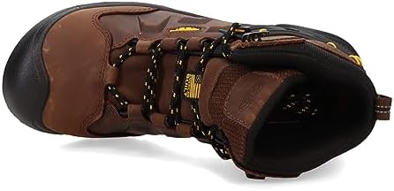 KEEN Utility womens Dover 6" Composite Toe Waterproof Work Boot, Dark Earth/Black, 7.5 US | Image 5