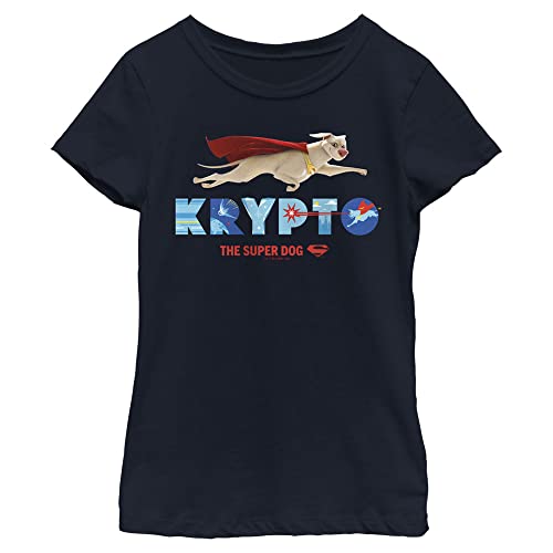 T-shirt Krypto DC Comics fille aux finitions soignées de haute qualité