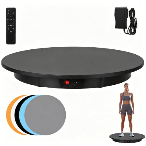JAYEGT Motorized Rotating Display Stand 360 Degree