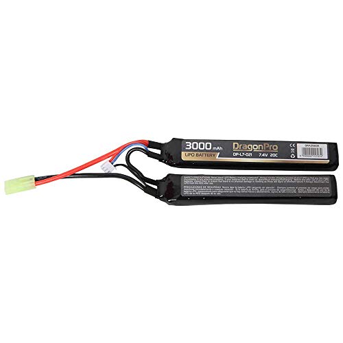 Dragonpro - DP-L7-021 7.4V 3000mAh 20C LiPO (1+1) 128x21x17.5mm