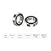 FOCMKEAS S698-2RS 10PCS Deep Groove Ball Bearing 8×19×6mm,Stainless Steel, Double Black Rubber Sealed Ball Bearing P0 Z2 Bearing for Industrial Machine,Power Tools and Mechanical Equipment