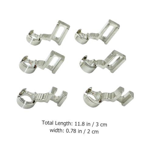 Set 6 Piezas Pies Para Máquina De Coser Universal miniatura 2