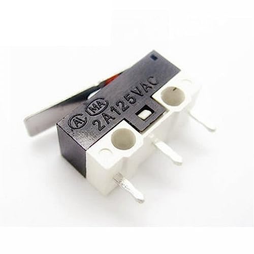 Micro Interrupteur Bouton Poussoir 2A 125V pour Réparer une Souris Double Clic Informatique