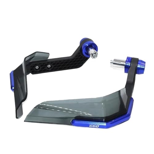 Für Aprilia Für RS 660 RS660 2021 2020 Für Tuono 660 Motorrad Handschutz Handprotektoren Lenker Wachen HETEVSCCK(Blue)