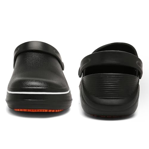 Image of Haifago Non Slip Chef Shoes for Men Women, Waterproof Slip Resistant Kitchen Work Shoe Food Service Nursing Clogs