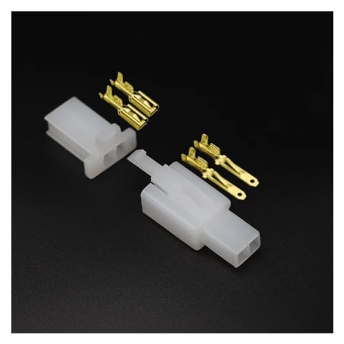 2.8 ~[g 1P/2P/3P/4P/6P/9Pin ԓdRlN^jP[u[qvOLbgI[goCd]Ԏ(Color:2Pin Golden,Size:50Sets)