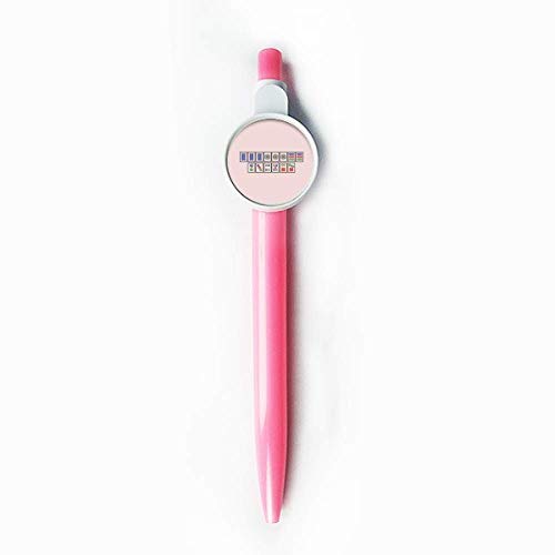 Stylo rétractable bleu Mahjong DIYthinker parfait pour vos notes de bureau